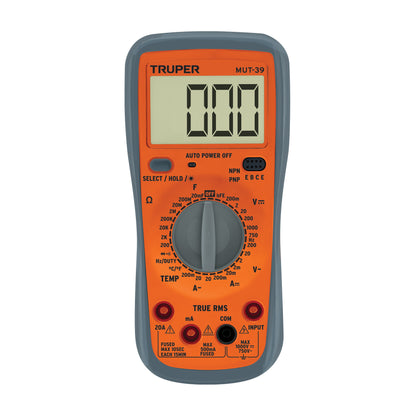 MULTIMETRO DIGITAL PROFESIONAL 10402 P