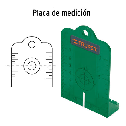 NIVEL LÀSER VERDE, ALCANCE 30 M, RECARGABLE, TRUPER
