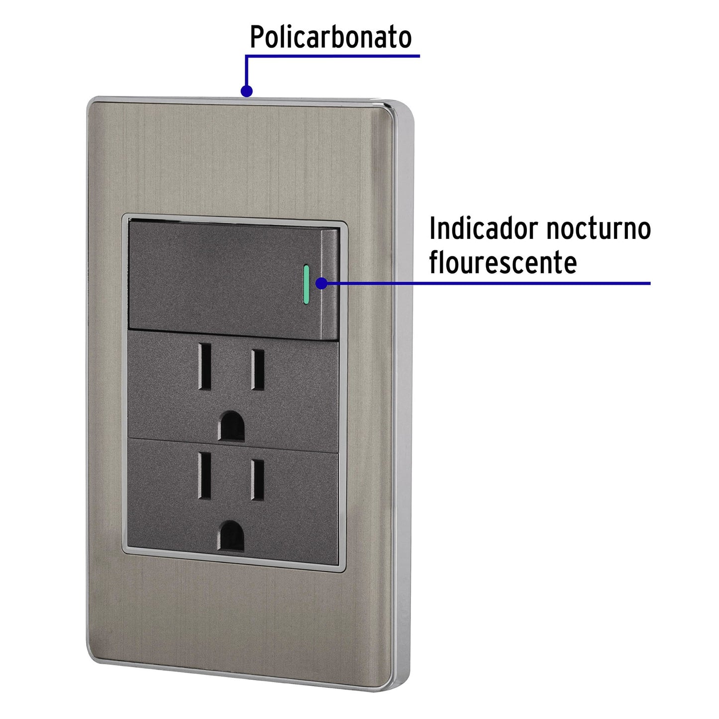 PLACA ARMADA ACERO 1INT-2CONT, 1M,LISBOA 47848 *