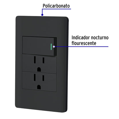 PLACA ARMADA NGA 1INT Y 2 CONT, 1M, LISB 47901 *