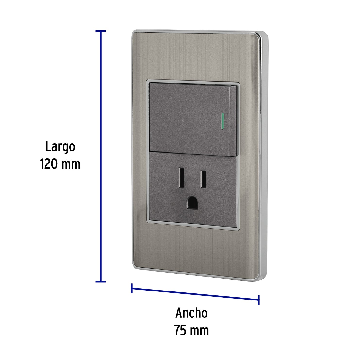 PLACA ARMADA ACERO 1INT-CONT 1.5M,LISBOA 47846 *