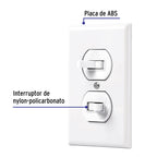 PLACA ARMADA 2 INTERRUPTORES, STANDARD 45953 P