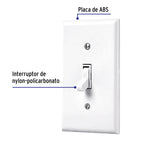 PLACA ARMADA INTERRUPTOR, STANDARD 45952 *