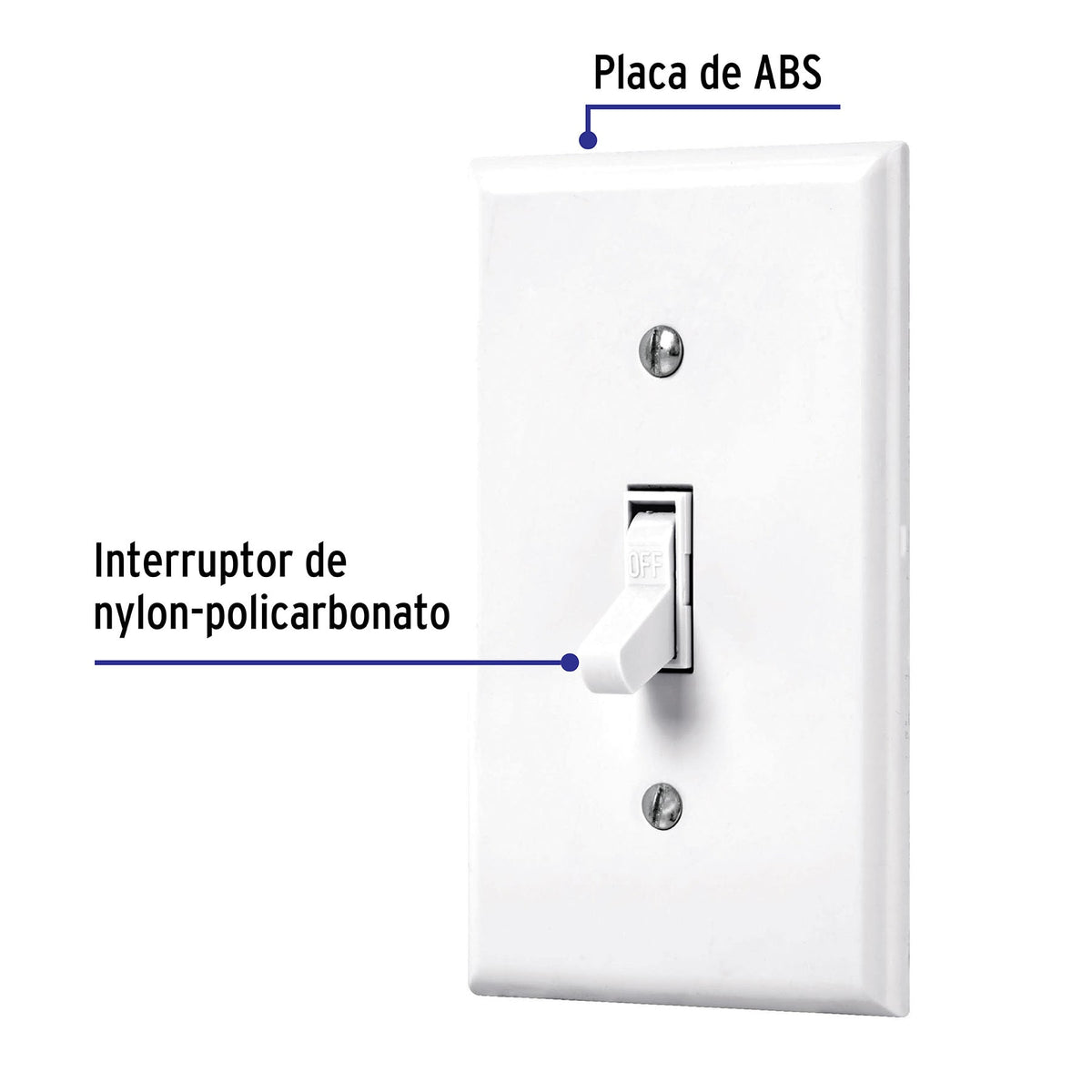 PLACA ARMADA INTERRUPTOR, STANDARD 45952 *
