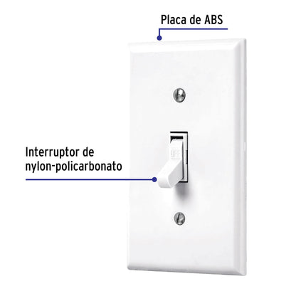 PLACA ARMADA INTERRUPTOR, STANDARD 45952 *