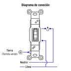 PLACA ARMADA INTERRUPTOR, STANDARD 45952 *