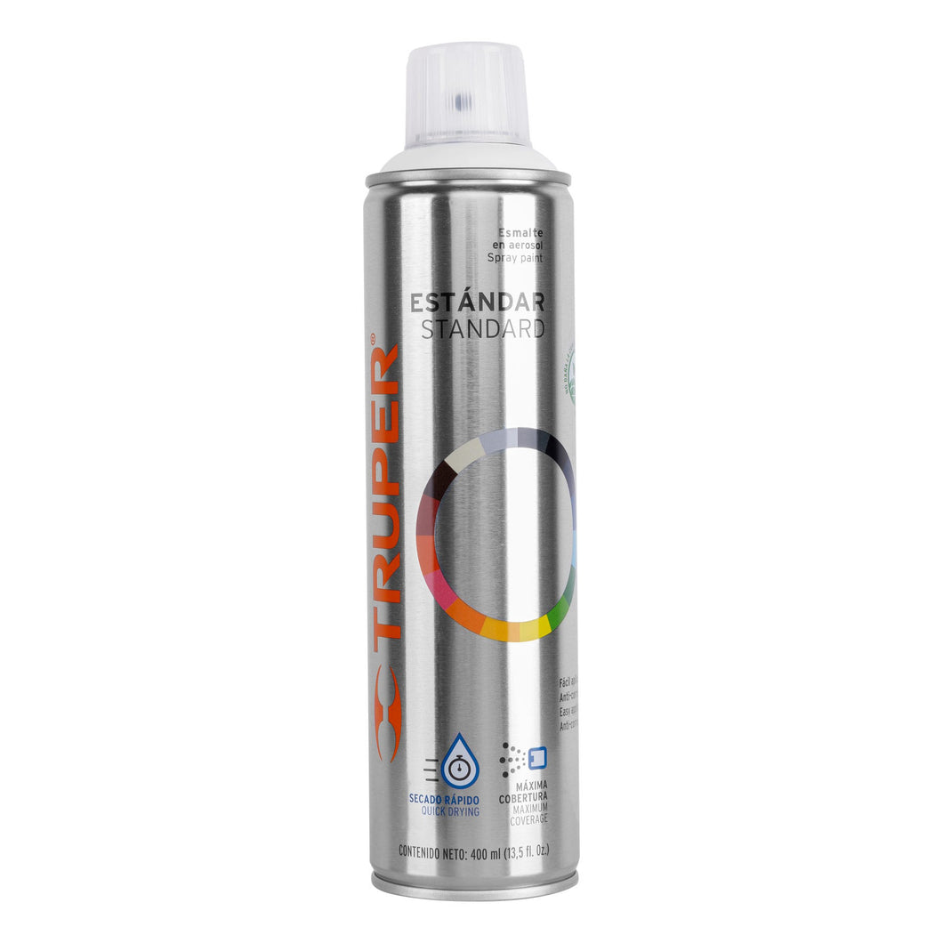 PINTURA EN AEROSOL, BLANCO MATE, BOTO ESBELTO, 400 ML 19034 *