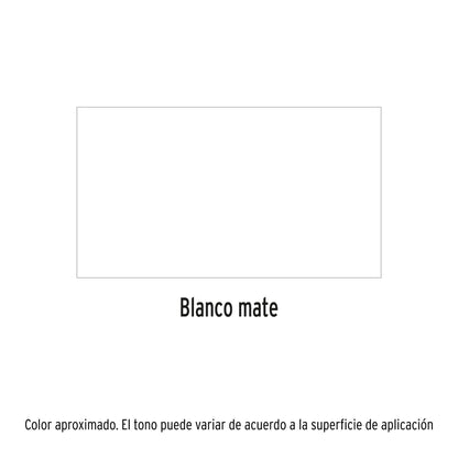 PINTURA EN AEROSOL, BLANCO MATE, BOTO ESBELTO, 400 ML 19034 *