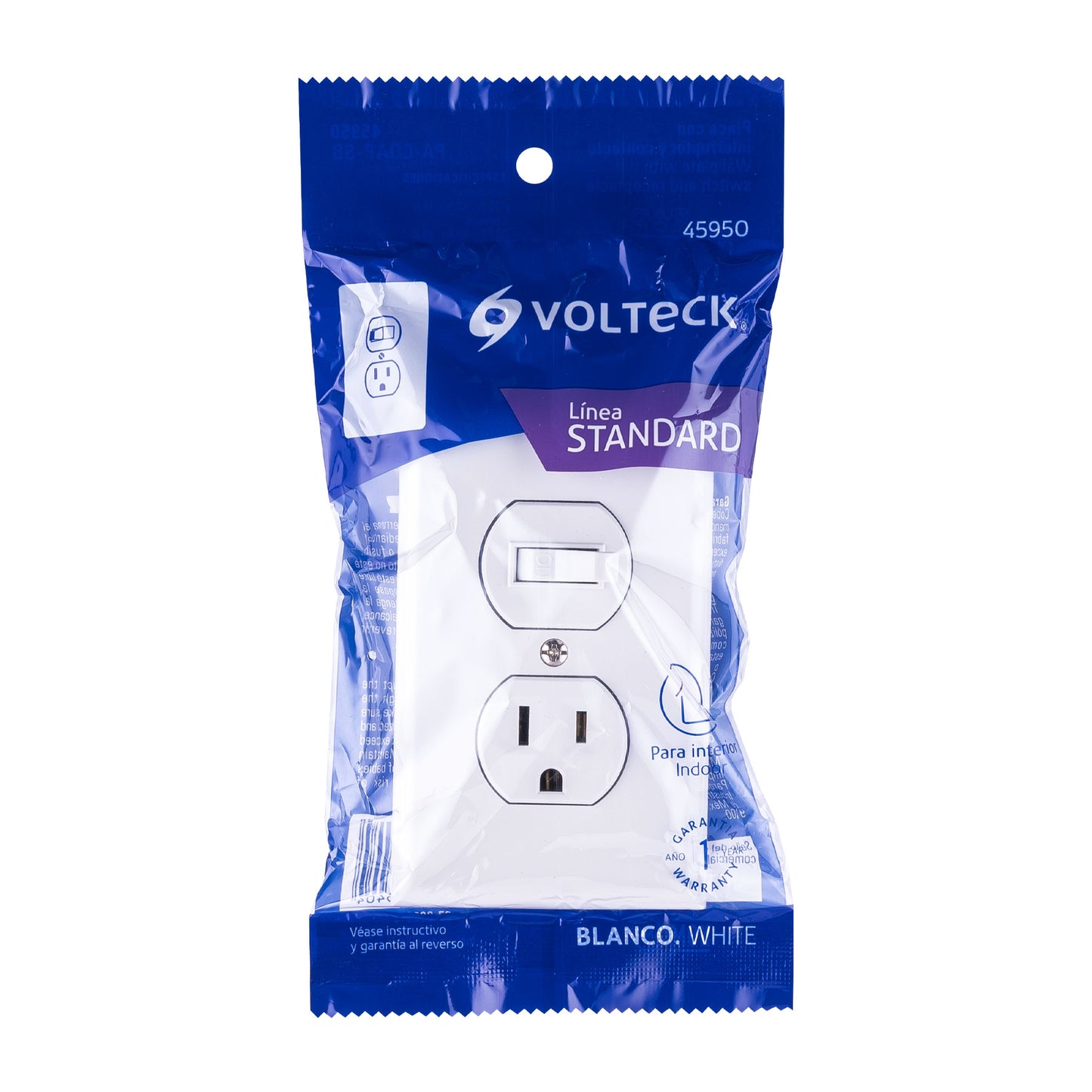 PLACA ARMADA INTERRUPTOR-CONTACTO, STAND 45950 *
