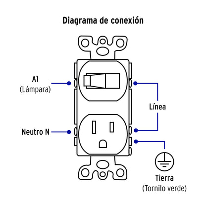 PLACA ARMADA INTERRUPTOR-CONTACTO, STAND 45950 *