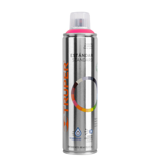PINTURA EN AEROSOL, ROSA MEXICANO, BOTE ESBELTO, 400 ML 12734 *