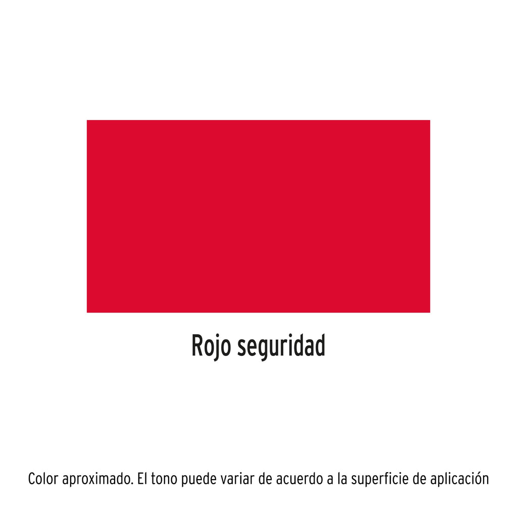 Pintura aerosol rojo seguridad, bote esbelto 400 ml, TRUPER