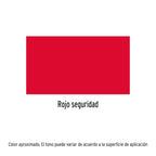 Pintura aerosol rojo seguridad, bote esbelto 400 ml, TRUPER