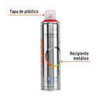 Pintura aerosol rojo seguridad, bote esbelto 400 ml, TRUPER