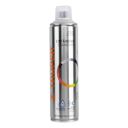 PINTURA EN AEROSOL, TRANSPARENTE MATE, BOTE ESBELTO, 400 ML 12731 *