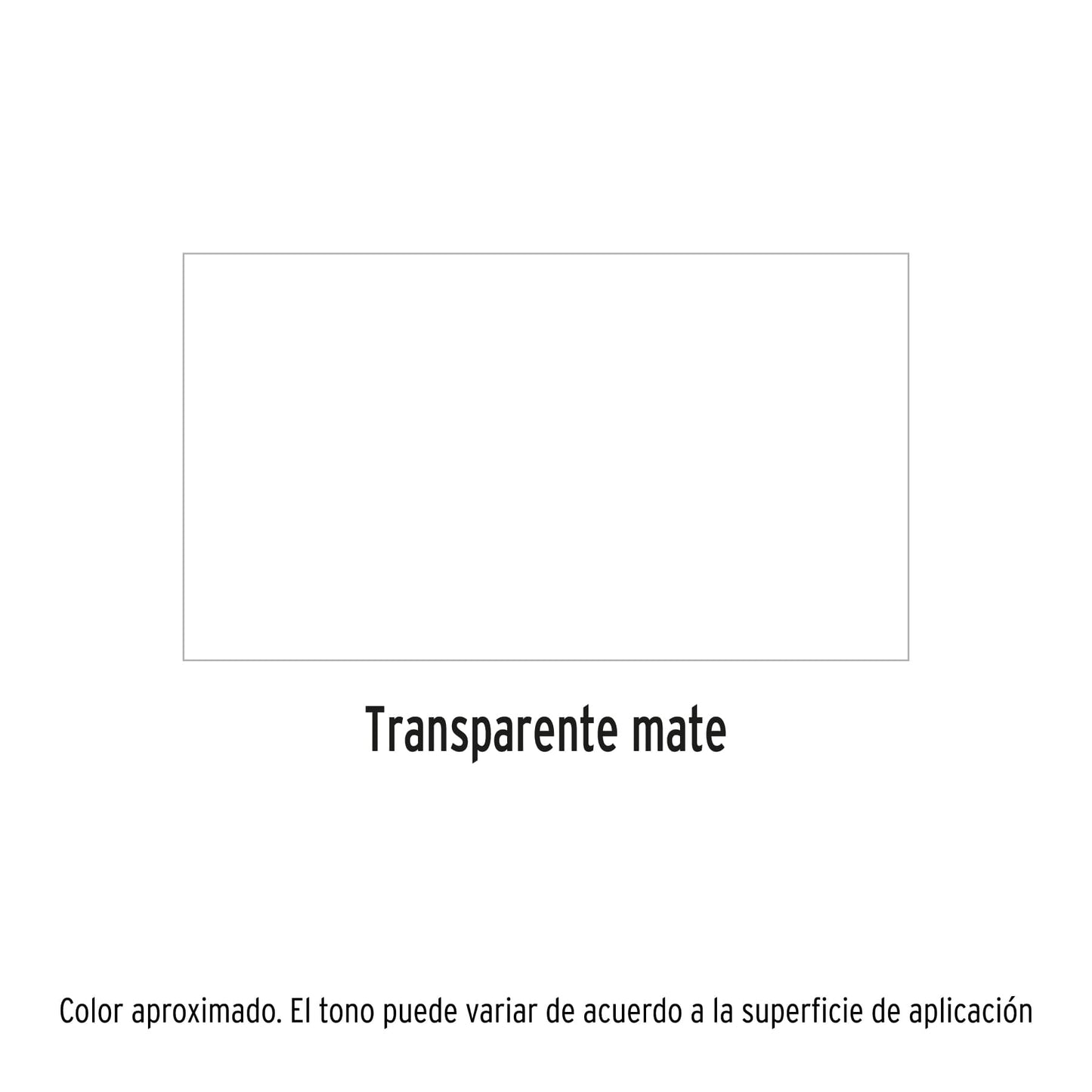 PINTURA EN AEROSOL, TRANSPARENTE MATE, BOTE ESBELTO, 400 ML 12731 *
