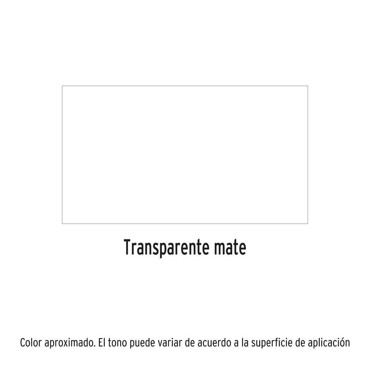 PINTURA EN AEROSOL, TRANSPARENTE MATE, BOTE ESBELTO, 400 ML 12731 *