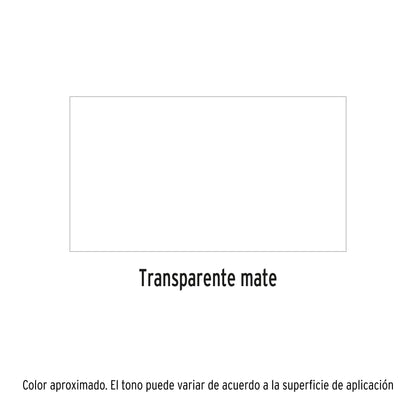 PINTURA EN AEROSOL, TRANSPARENTE MATE, BOTE ESBELTO, 400 ML 12731 *