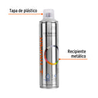PINTURA EN AEROSOL, TRANSPARENTE MATE, BOTE ESBELTO, 400 ML 12731 *