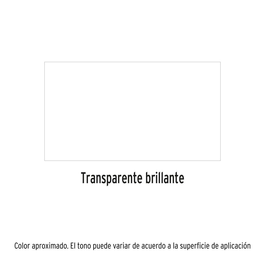 PINTURA EN AEROSOL, TRANSPARENTE BRILLANTE, BOTE ESBELTO, 400ML 19036 *