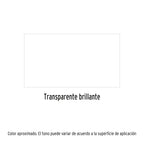 PINTURA EN AEROSOL, TRANSPARENTE BRILLANTE, BOTE ESBELTO, 400ML 19036 *
