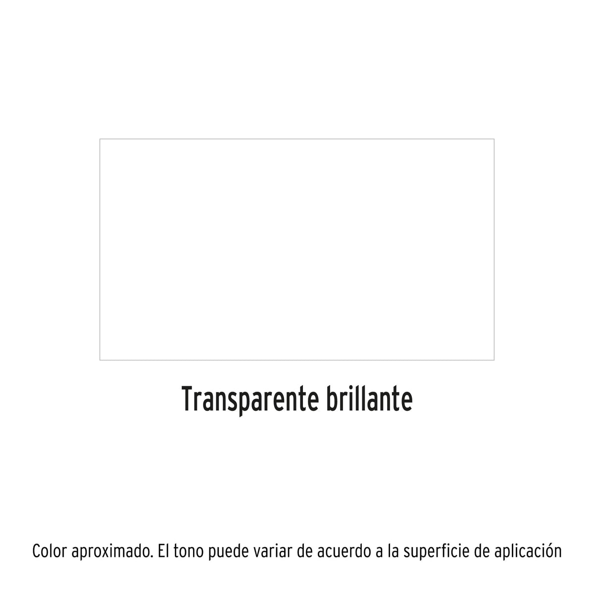 PINTURA EN AEROSOL, TRANSPARENTE BRILLANTE, BOTE ESBELTO, 400ML 19036 *