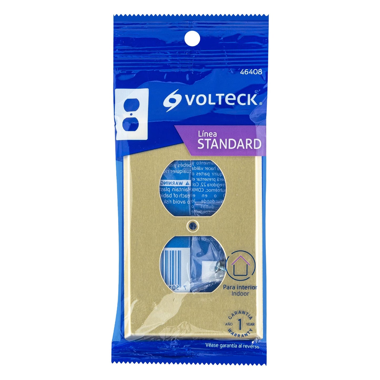 PLACA DÙPLEX DE ALUMINIO, LÌNEA STANDARD 46408 P
