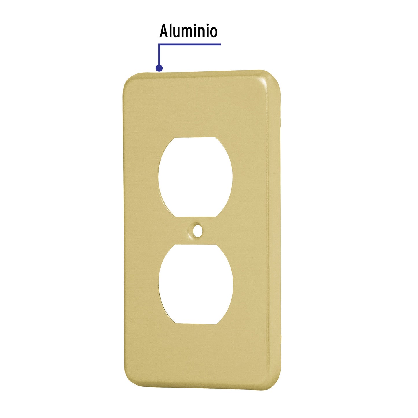 PLACA DÙPLEX DE ALUMINIO, LÌNEA STANDARD 46408 P