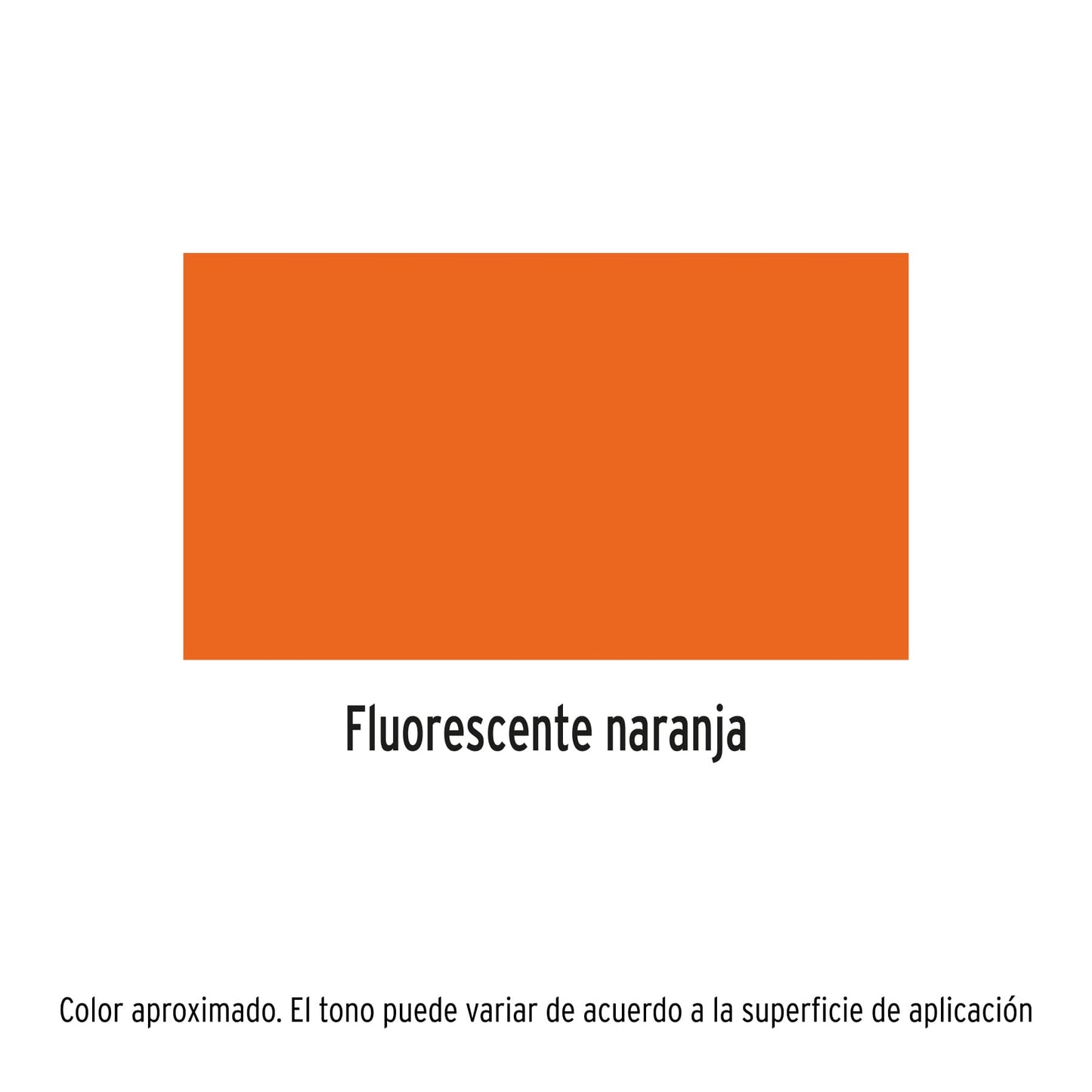 PINTURA EN AEROSOL, NARANJA NEÓN, BOTE ESBELTO, 400 ML 19072 *
