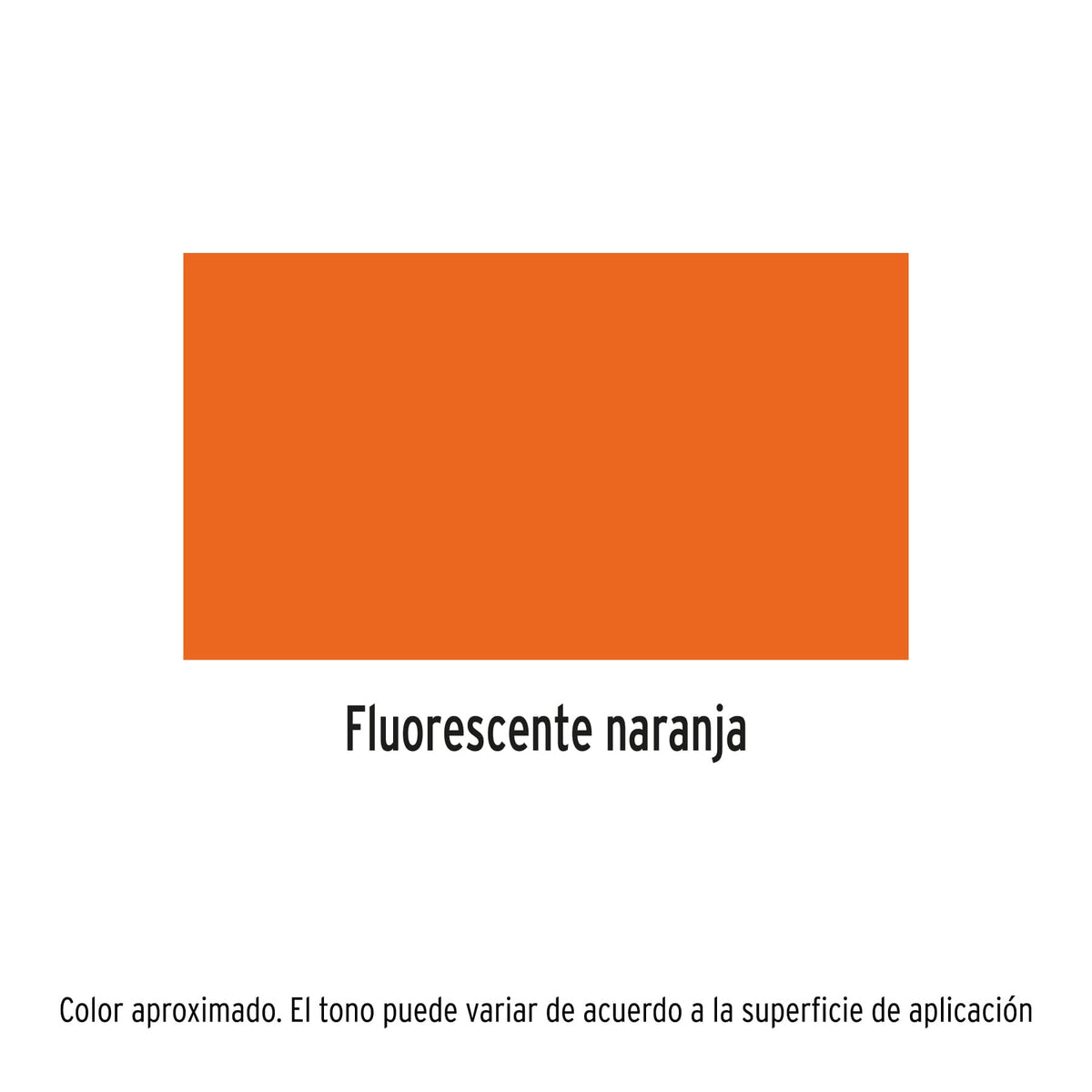 PINTURA EN AEROSOL, NARANJA NEÓN, BOTE ESBELTO, 400 ML 19072 *