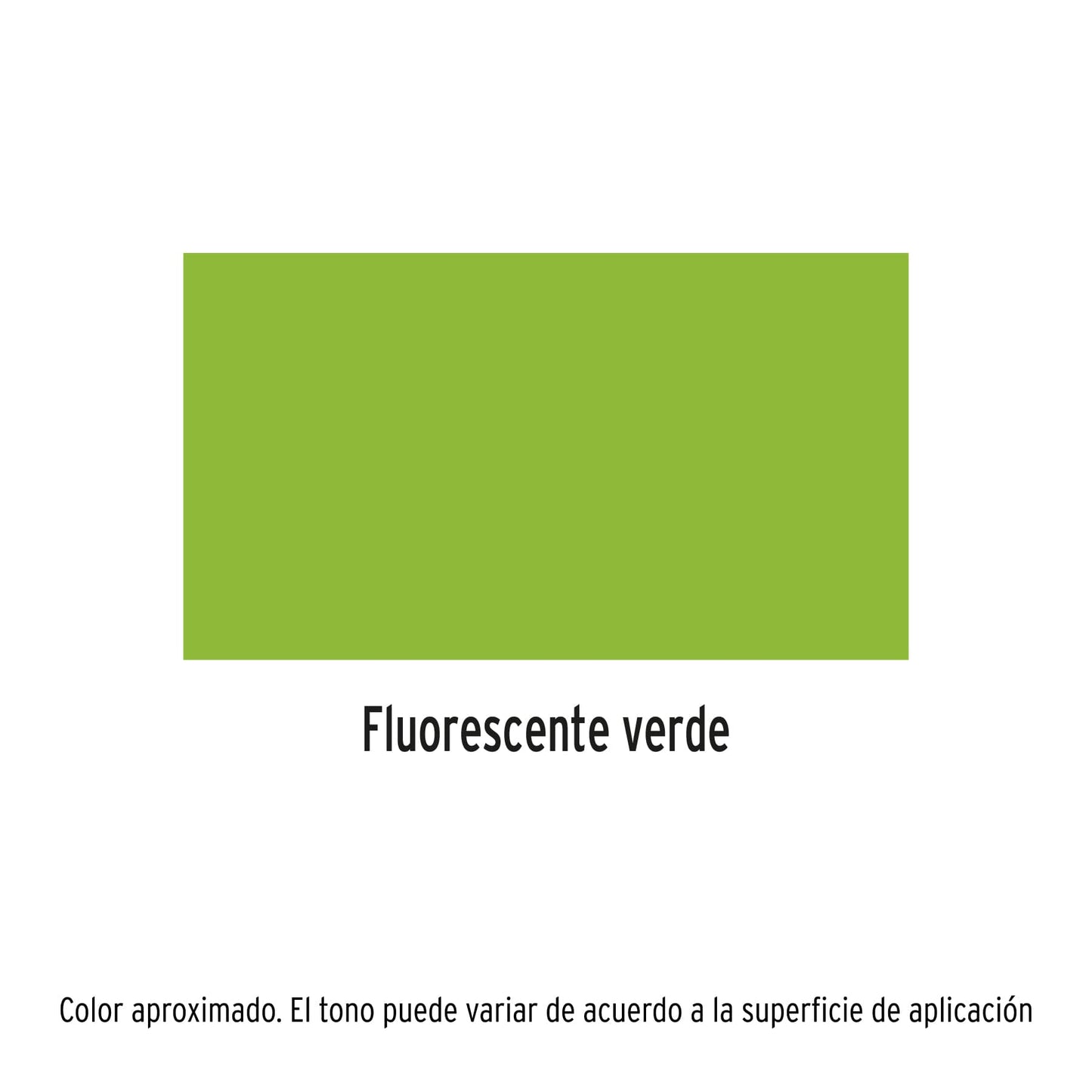 PINTURA EN AEROSOL, VERDE NEÓN, BOTE ESBELTO, 400 ML 19073 *