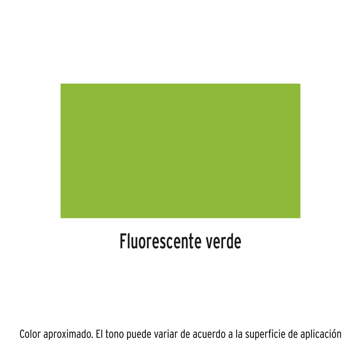 PINTURA EN AEROSOL, VERDE NEÓN, BOTE ESBELTO, 400 ML 19073 *