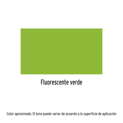 PINTURA EN AEROSOL, VERDE NEÓN, BOTE ESBELTO, 400 ML 19073 *