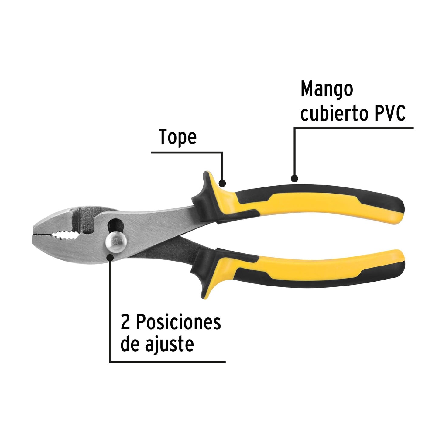 PINZA DE CHOFER 8'' MANGO COMFORTO GRIP, GRIP 22673 P
