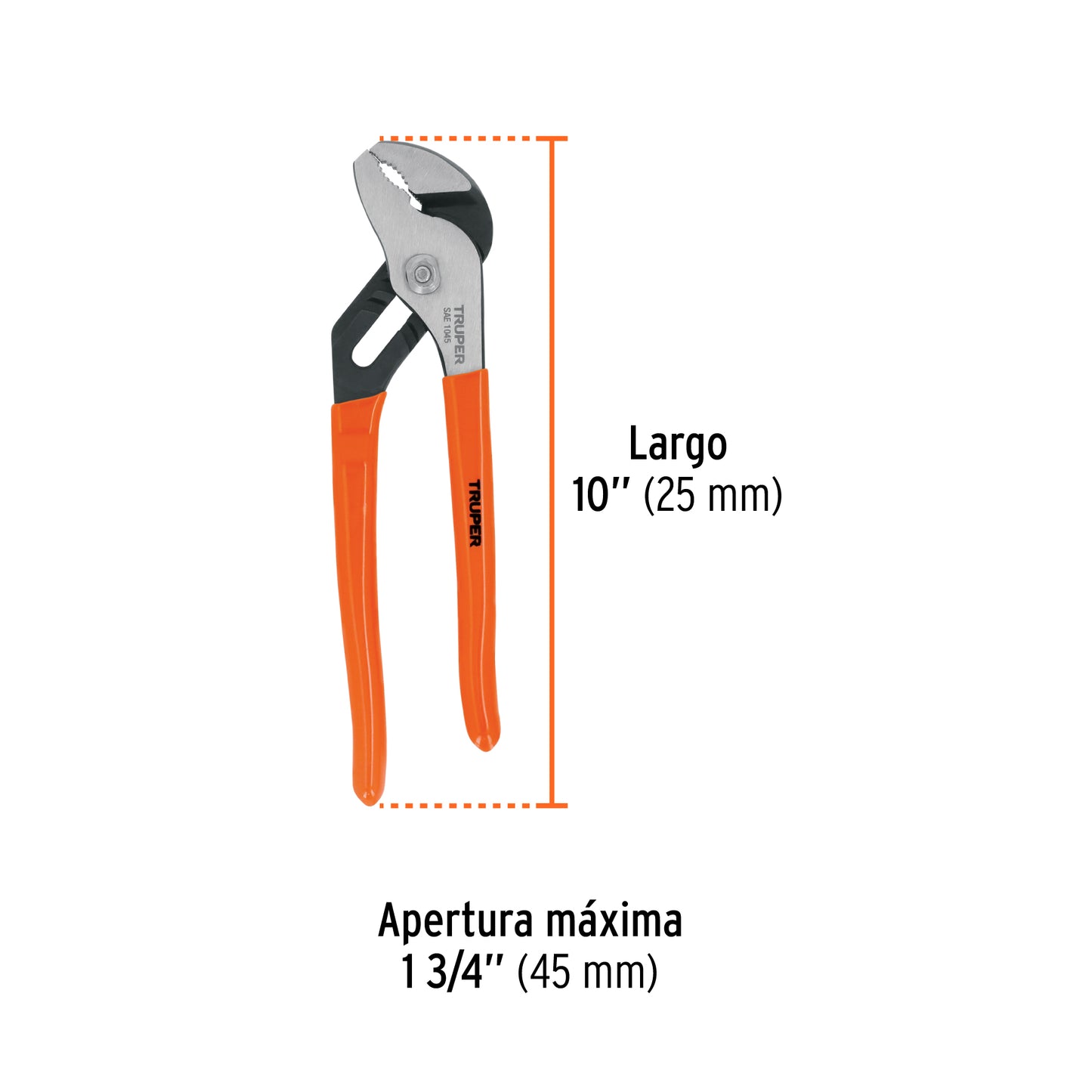PINZA DE EXTENSIÓN 10', MANGO DE VINIL 17351 *