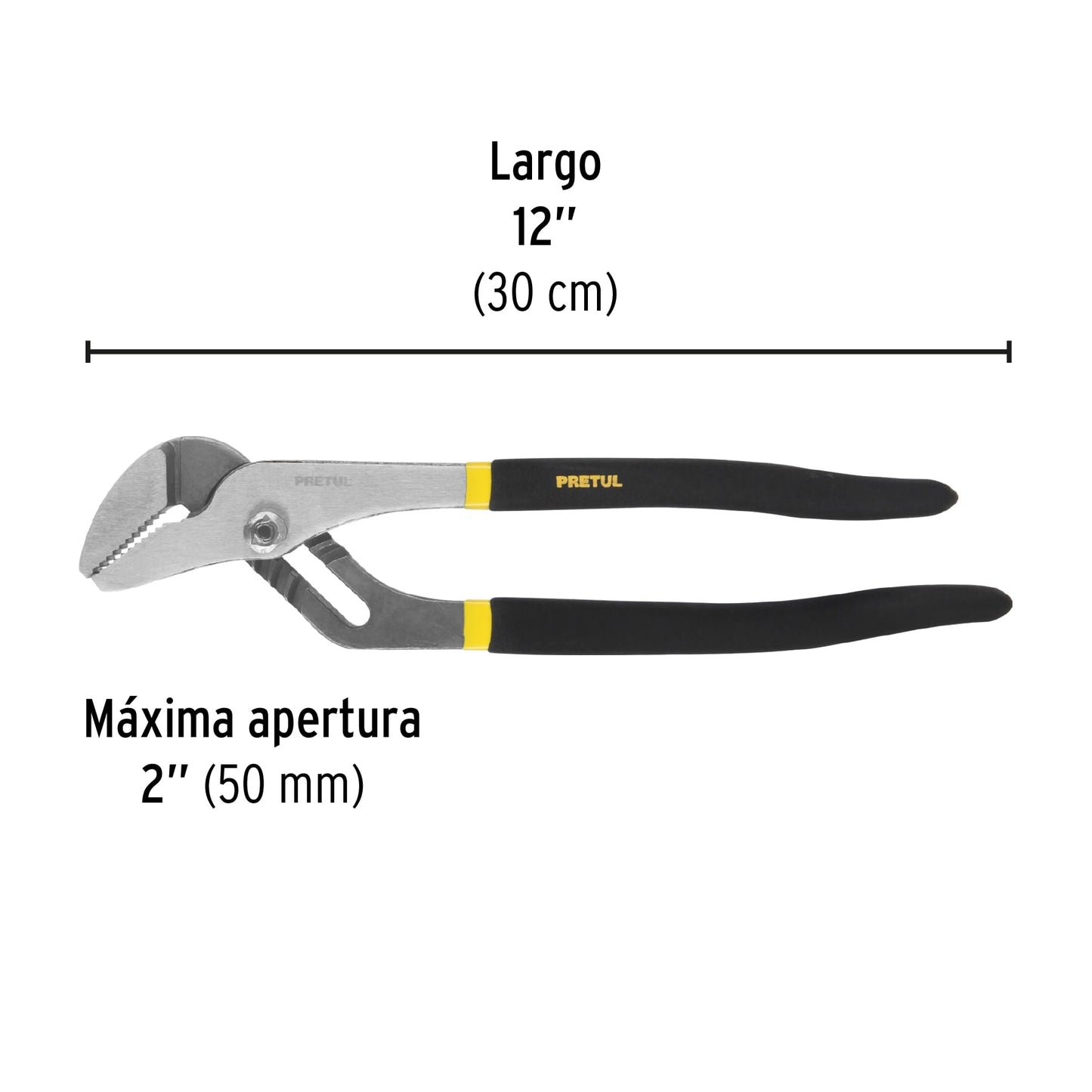 PINZA DE EXTENSIÒN 12'' MANGO DE PVC, PRETUL 28163 *