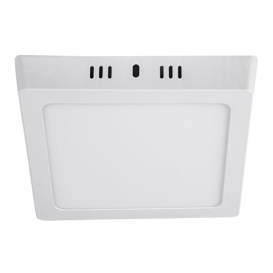 LUMINARIO LED TIPO PLAFÓN 12W, CUADRADO, LUZ DE DÍA, BLANCO 47443 *