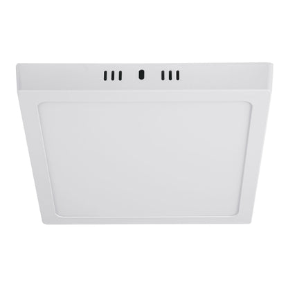 LUMINARIO LED TIPO PLAFÒN 18W, CUADRADO, LUZ DE DIA, BLANCO 47444 *