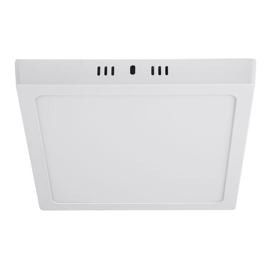 LUMINARIO LED TIPO PLAFÒN 18W, CUADRADO, LUZ DE DIA, BLANCO 47444 *