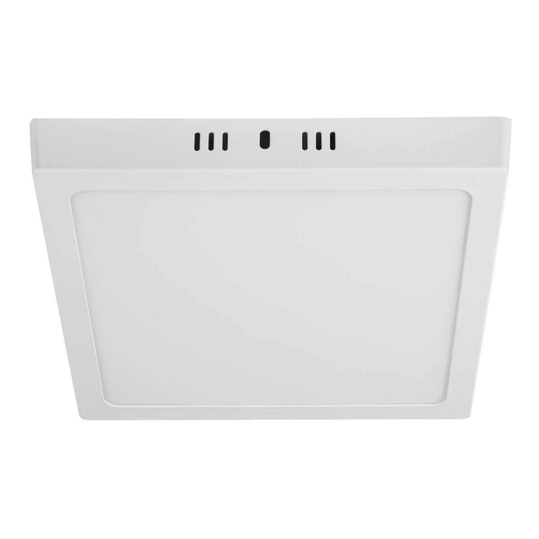 LUMINARIO LED TIPO PLAFÒN 18W, CUADRADO, LUZ DE DIA, BLANCO 47444 *