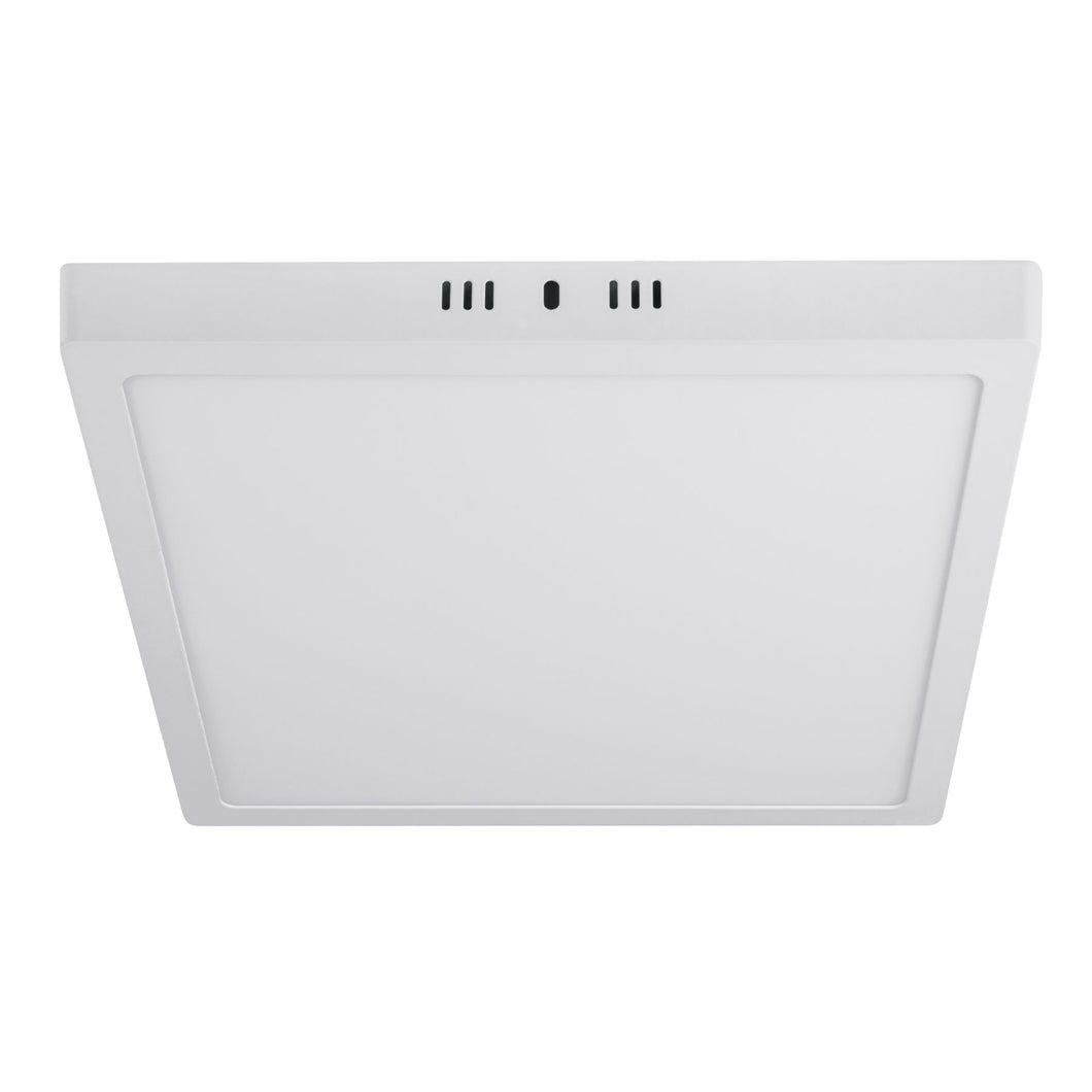 LUMINARIO LED TIPO PLAFÓN 24W, CUADRADO, LUZ DE DÍA, BLANCO 47445 P