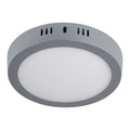 LUMINARIO LED TIPO PLAFÓN 12W, REDONDO, LUZ DE DIA, GRIS 47347 P