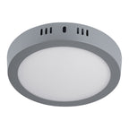LUMINARIO LED TIPO PLAFÓN 12W, REDONDO, LUZ DE DIA, GRIS 47347 P