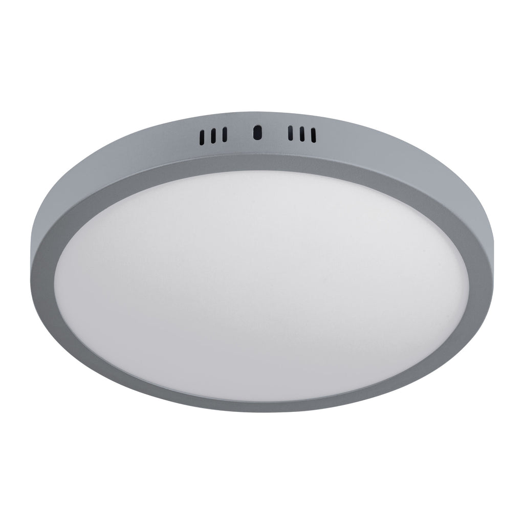 LUMINARIO LED TIPO PLAFÓN 24W, REDONDO, LUZ DE DÌA GRIS 47349 *