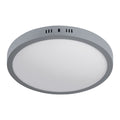 LUMINARIO LED TIPO PLAFÓN 24W, REDONDO, LUZ DE DÌA GRIS 47349 *