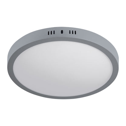 LUMINARIO LED TIPO PLAFÓN 24W, REDONDO, LUZ DE DÌA GRIS 47349 *