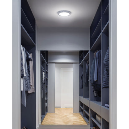 LUMINARIO LED TIPO PLAFÓN 24W, REDONDO, LUZ DE DÌA GRIS 47349 *