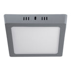 LUMINARIO LED TIPO PLAFÒN 12W, CUADRADO, LUZ, DE DÌA, GRIS 47447 P