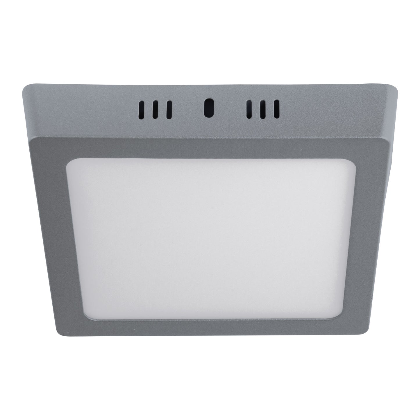 LUMINARIO LED  TIPO PLAFÓN 18 W, LUZ DE DÌA, GRIS 47448 *
