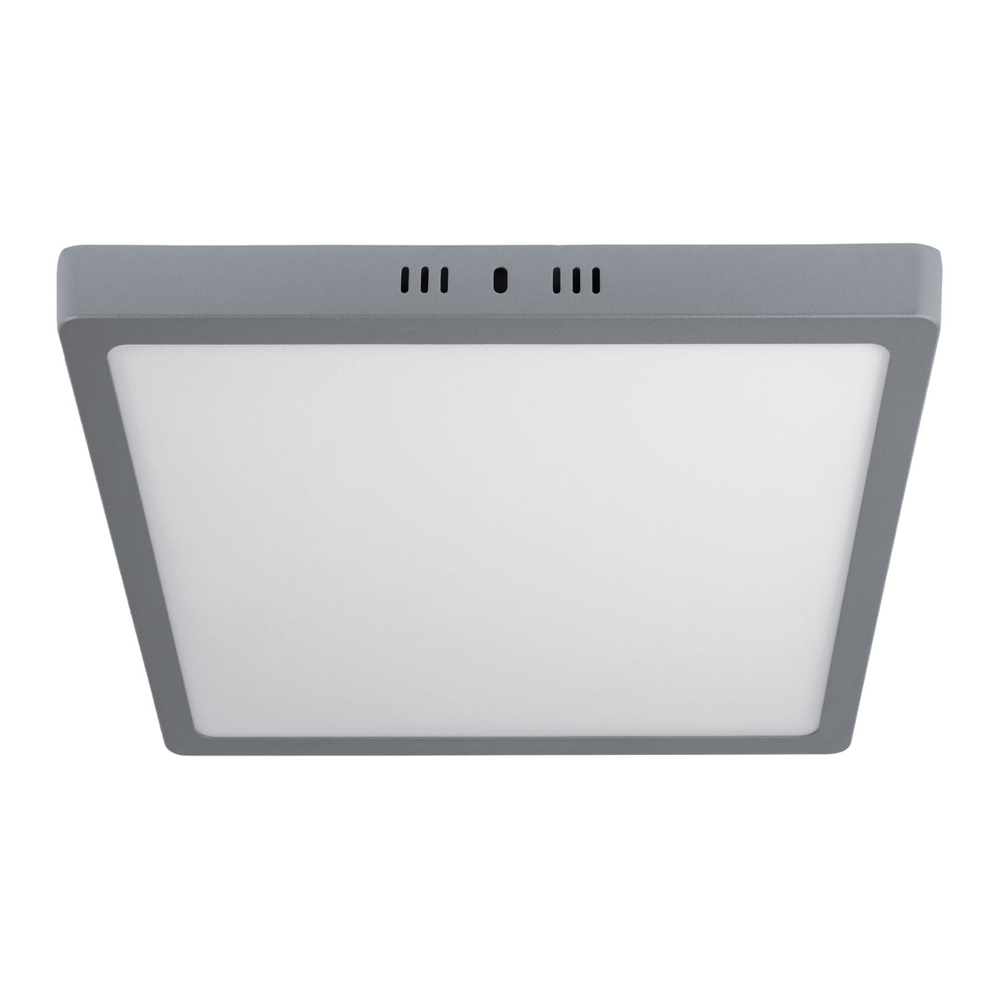 LUMINARIO LED TIPO PLAFÓN 24 W, CUADRADO, LUZ DE DÌA, GRIS 47449 *